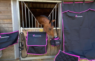 Tentures et porte de box West Cheval